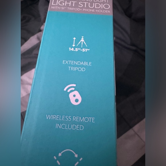 Bower 8”Selfie Ring Light Studio Extendable Tripod with wireless remote control - Picture 4 of 11